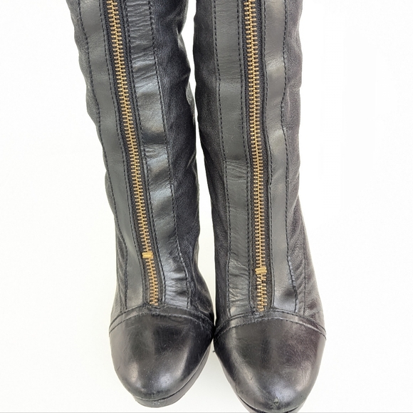 🩶TORY BURCH WOMEN'S LEATHER BOOTS - Picture 4 of 10